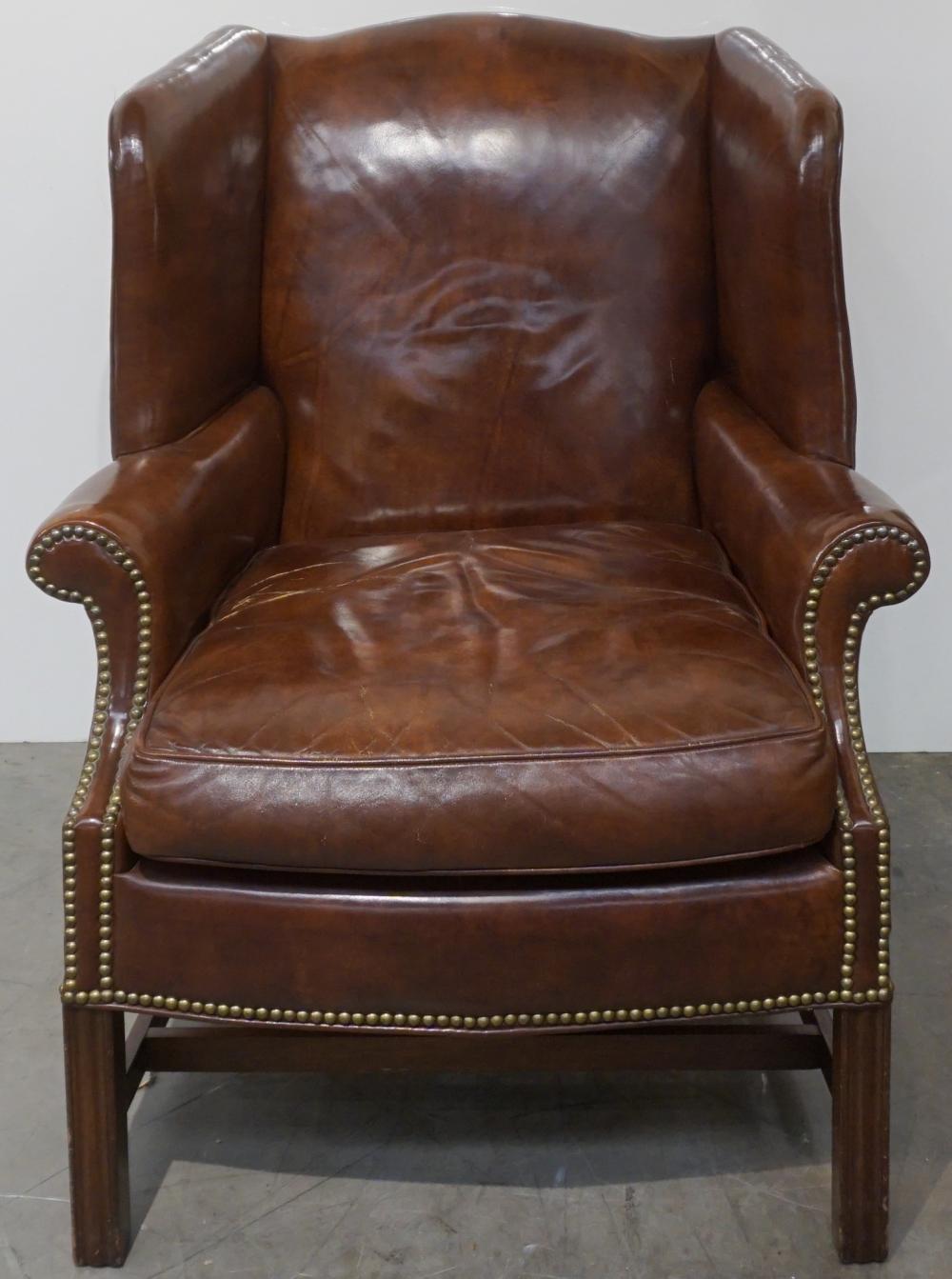 GEORGE III STYLE MAHOGANY BRASS