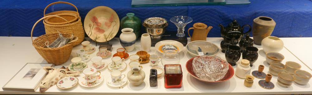 COLLECTION OF STUDIO POTTERY, A