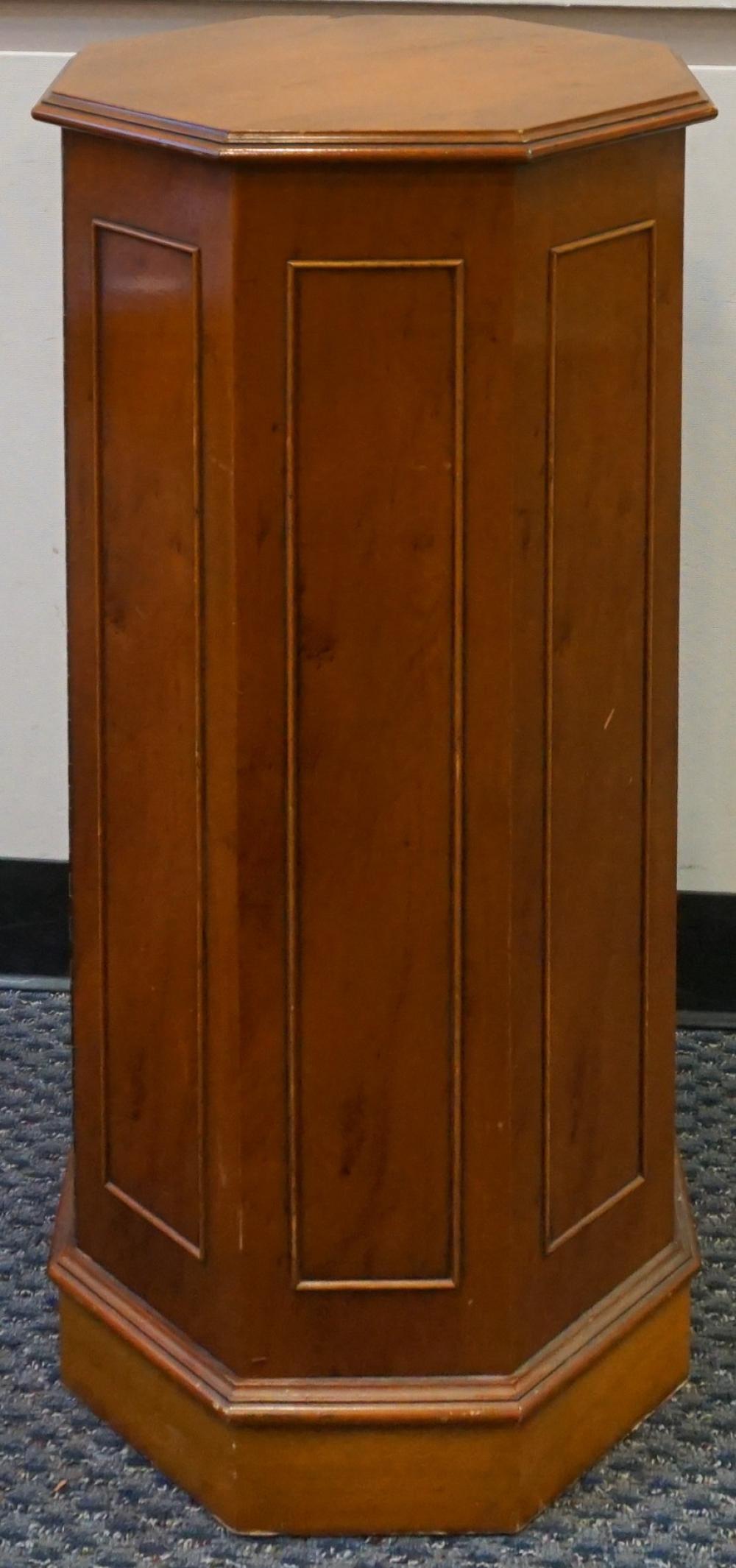 MID-CENTURY MODERN STYLE PINE PEDESTAL