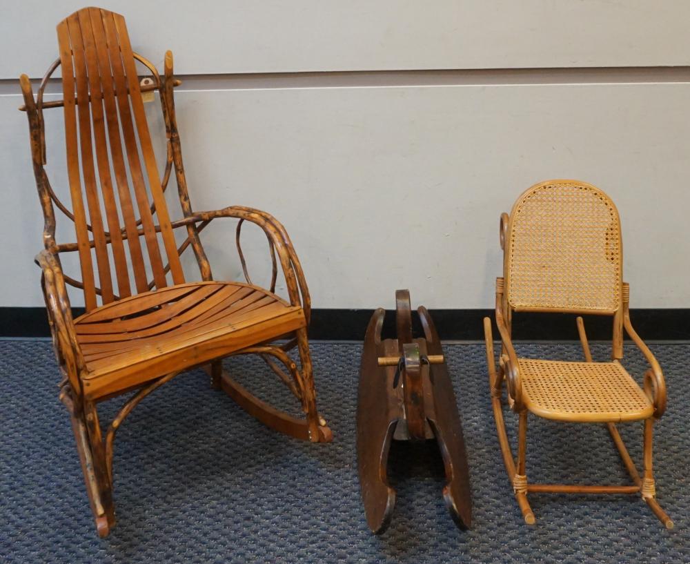 ADIRONDACK BENTWOOD ROCKER MINIATURE 32ea17