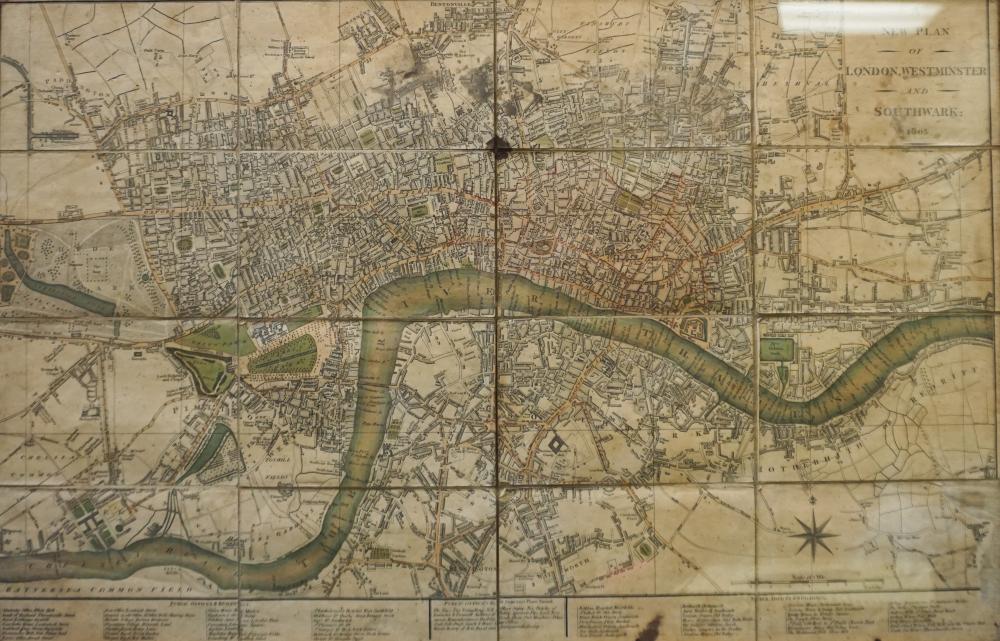 A NEW PLAN OF LONDON, WESTMINSTER