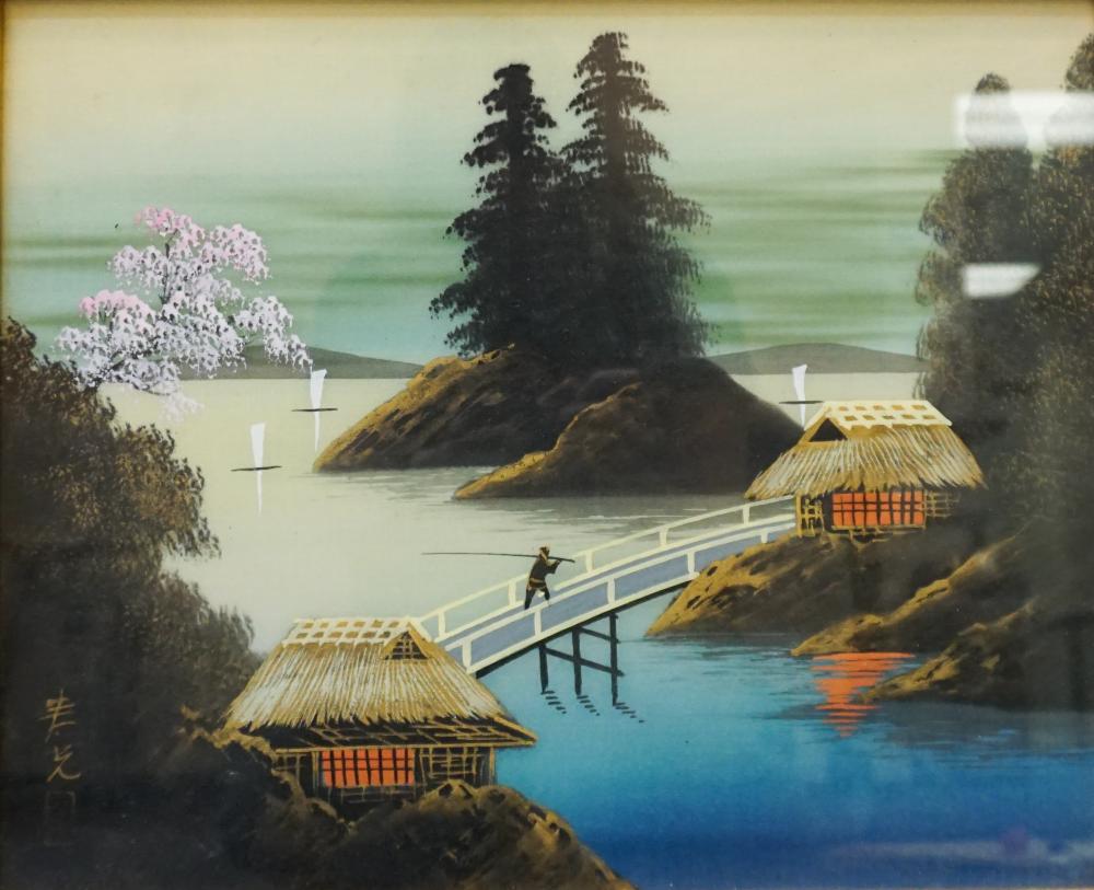 JAPANESE SCHOOL RIVER LANDSCAPE  32ea20