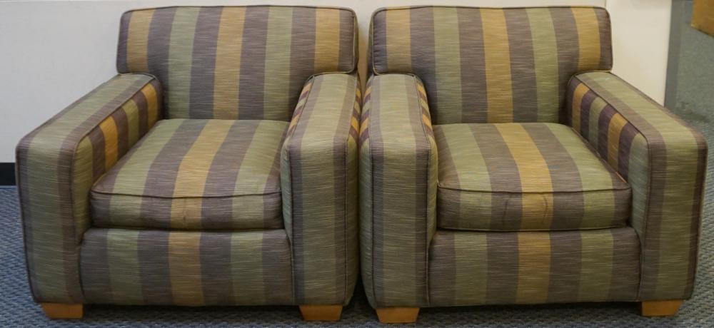 PAIR OF LEE INDUSTRIES UPHOLSTERED