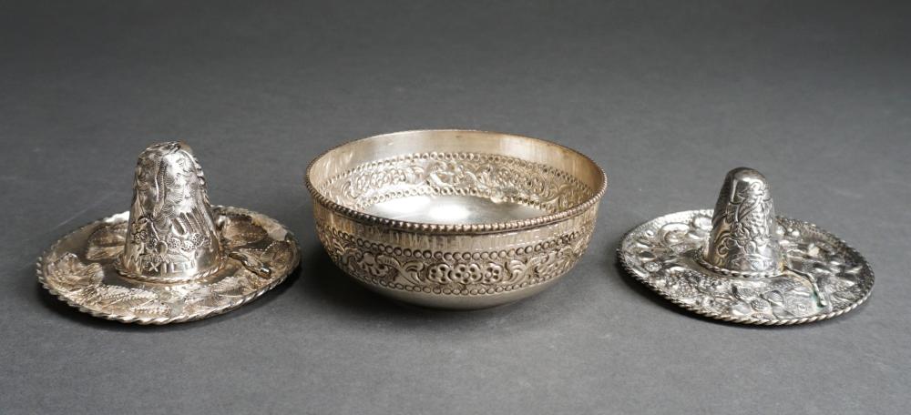 LOW-PURITY SILVER BOWL, SANBORN MEXICAN