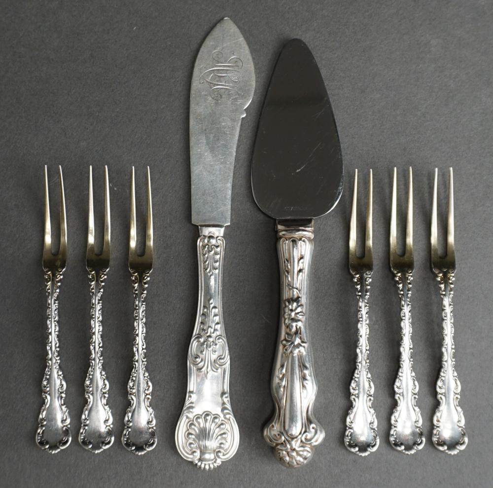SIX WHITING STERLING SILVER LOUIS XV