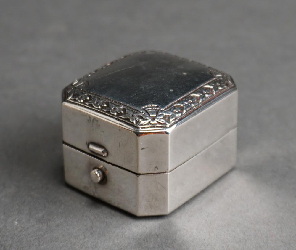 BIRKS STERLING SILVER RING BOX,