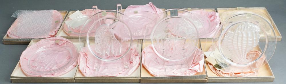 COLLECTION OF NINE LALIQUE CRYSTAL 32eb4f