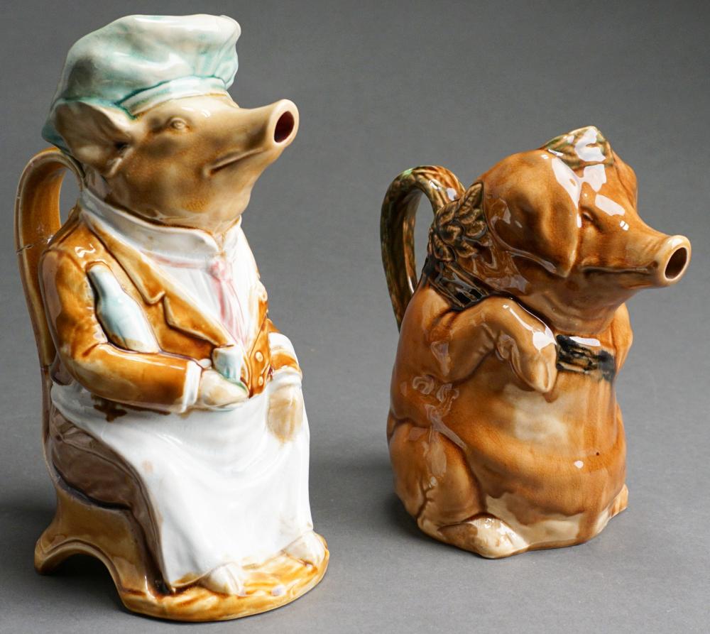 FRIE ONNAING FAIENCE ‘PIG’ PITCHER