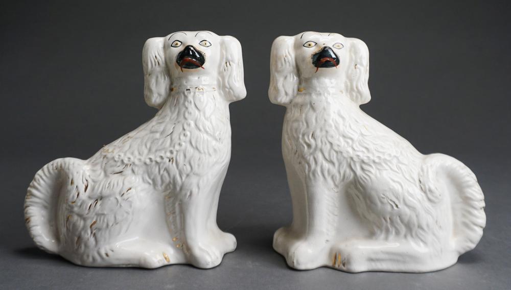 PAIR STAFFORDSHIRE CERAMIC FIGURES