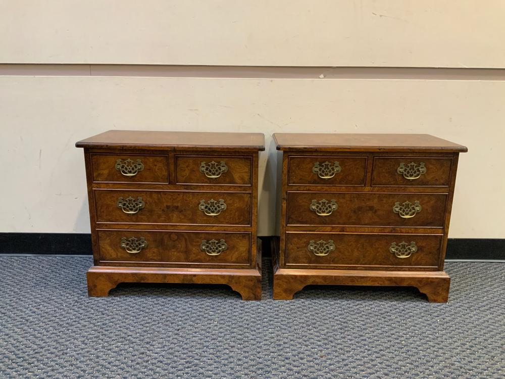 PAIR OF GEORGE III STYLE YEWWOOD