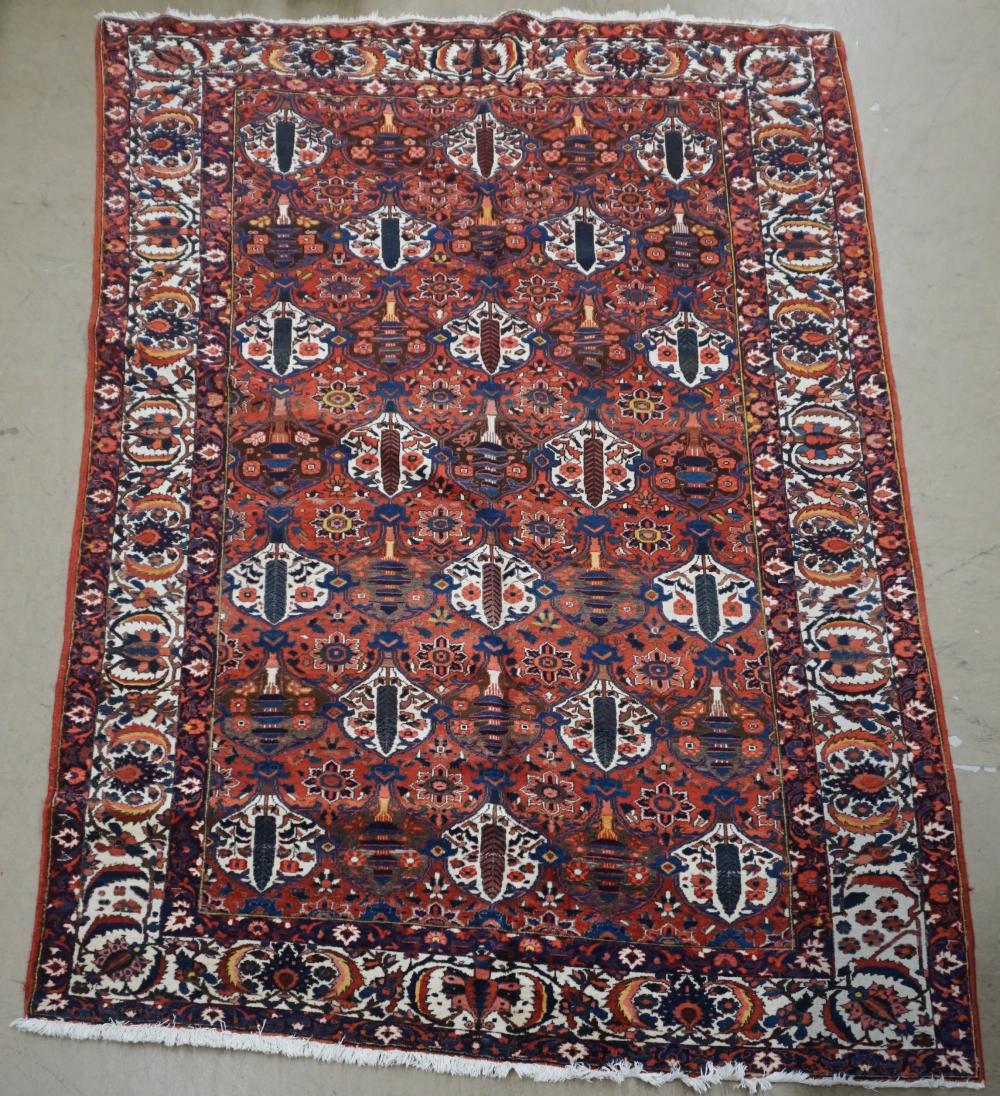 BAKHTIARI RUG, 10 FT 7 IN X 6 FT