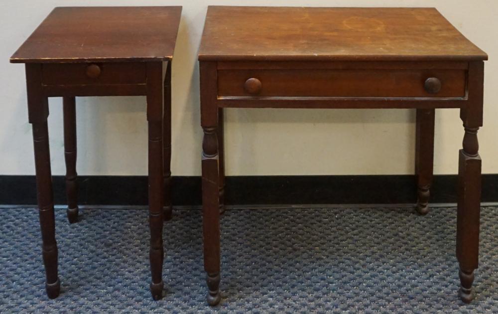 EARLY AMERICAN STYLE MAHOGANY AND