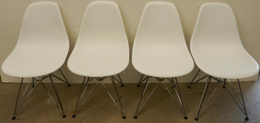 SET OF FOUR EAMES MOLDED PLASTIC