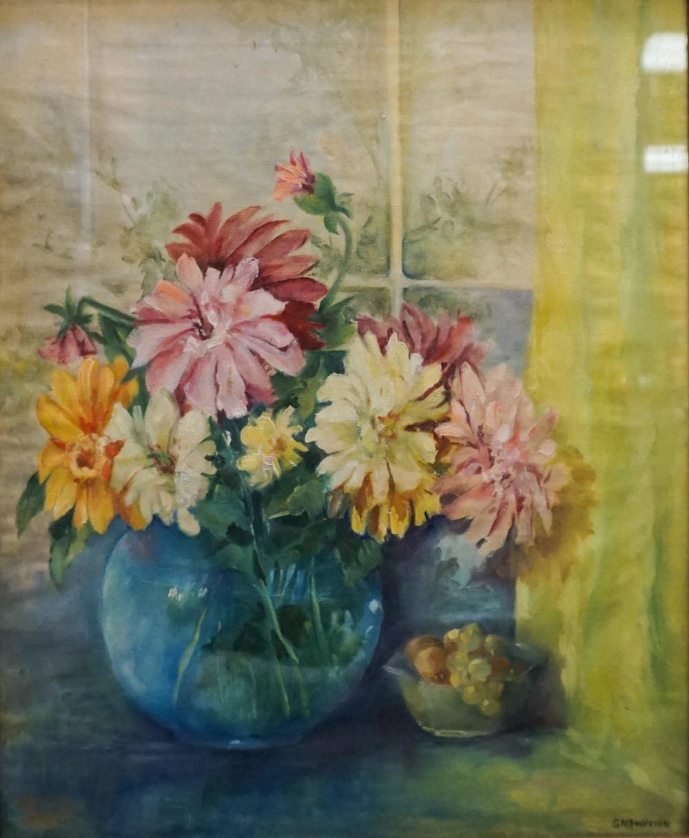 G M ANDERSON STILL LIFE OF FLOWERS  32ecca