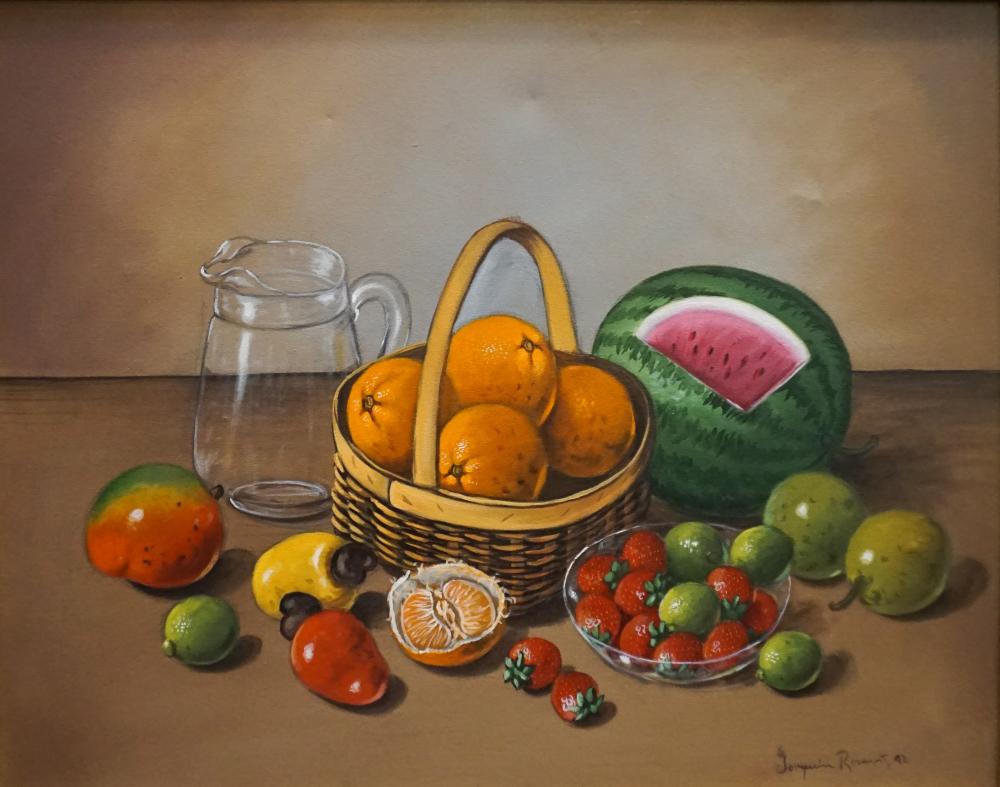 JOAQUIN ROSARIO, STILL LIFE, ACRYLIC