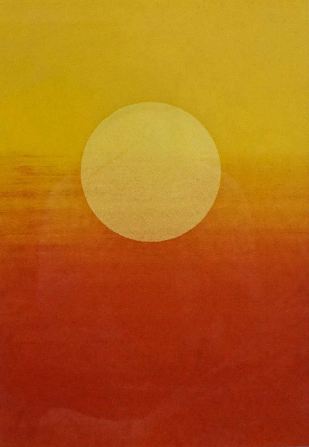 E GYPSON SUNSET LITHOGRAPH 32ece7