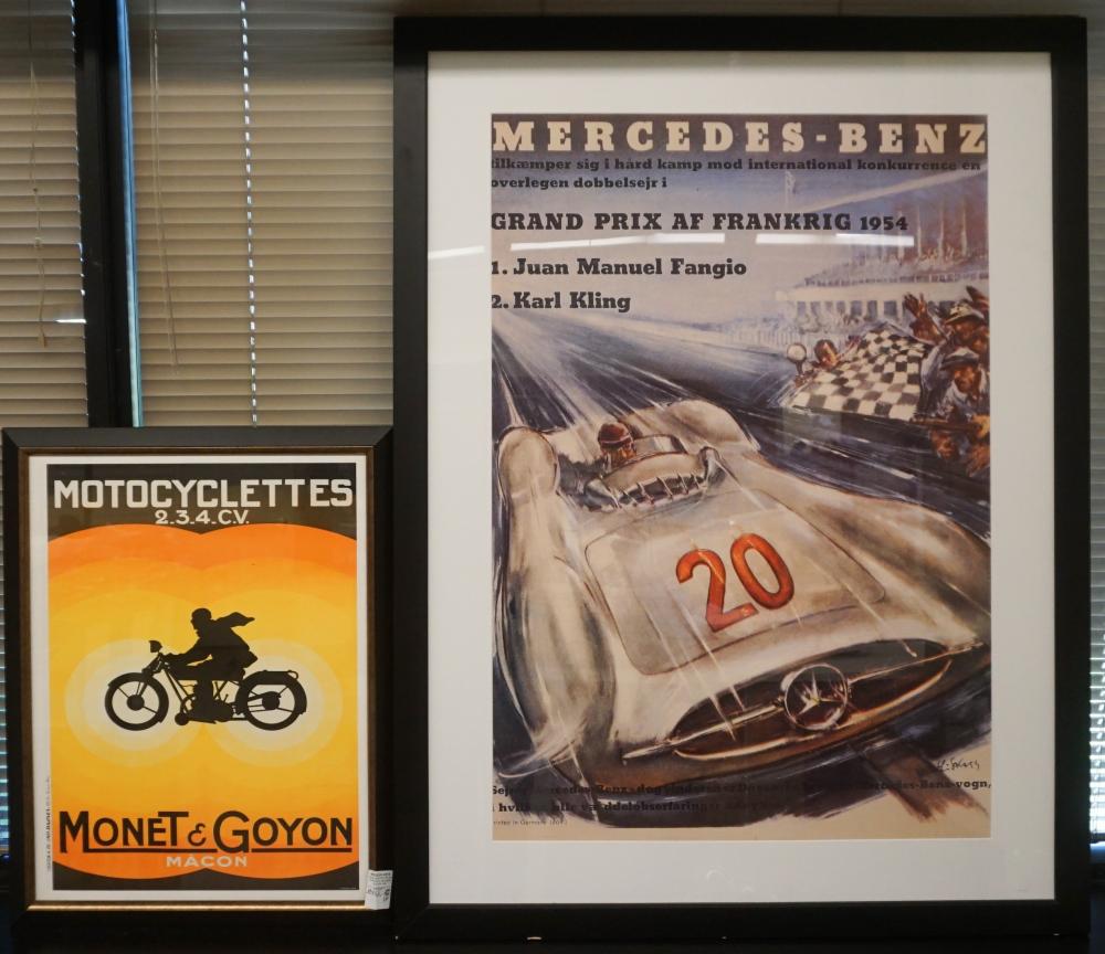 TWO REPRODUCTION PHOTOLITHOGRAPH POSTERS