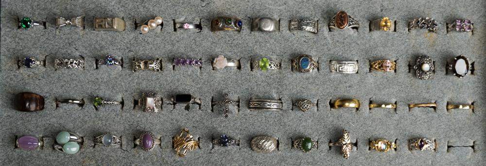 COLLECTION OF FORTY-SEVEN STERLING