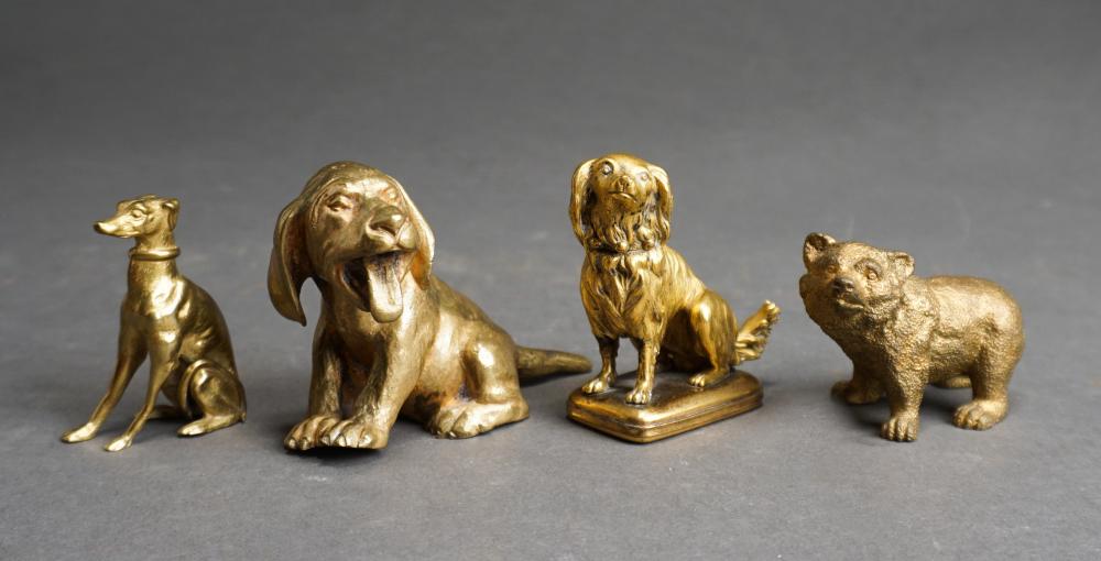 GROUP OF CONTINENTAL GILT BRONZE 32ed87