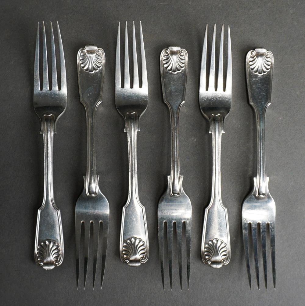 SIX VICTORIAN ENGLISH STERLING 32ed95