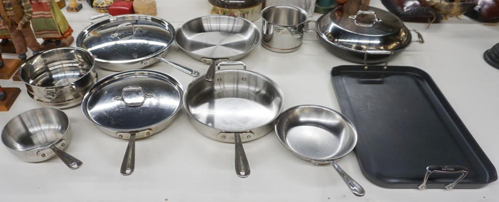 COLLECTION OF ALL-CLAD STAINLESS-STEEL