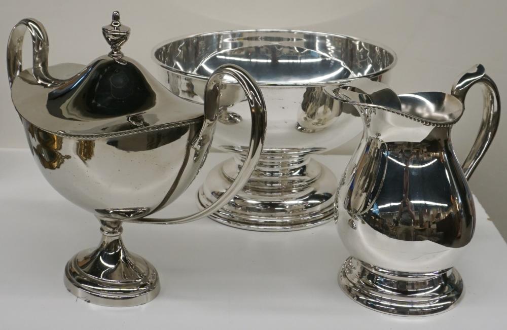 SILVER PLATE TUREEN PITCHER AND 32ee32