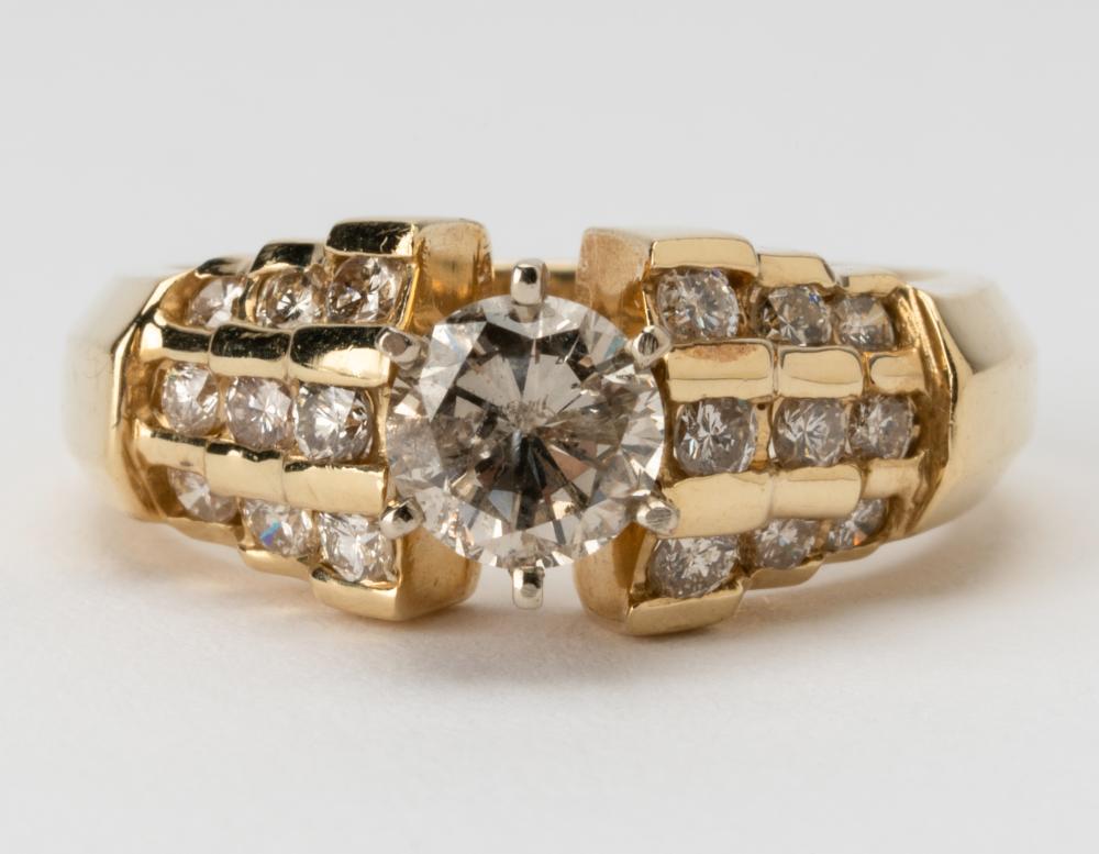 14 KARAT YELLOW GOLD & DIAMOND