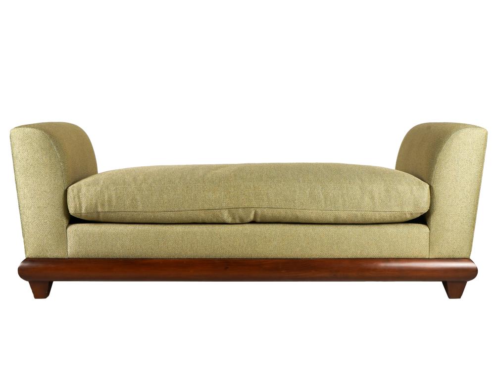 A. RUDIN UPHOLSTERED BENCHwith