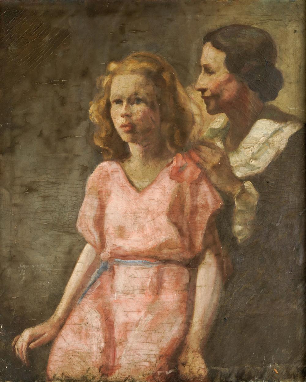 ARTIST UNKNOWN: PORTRAIT OF A MOTHER