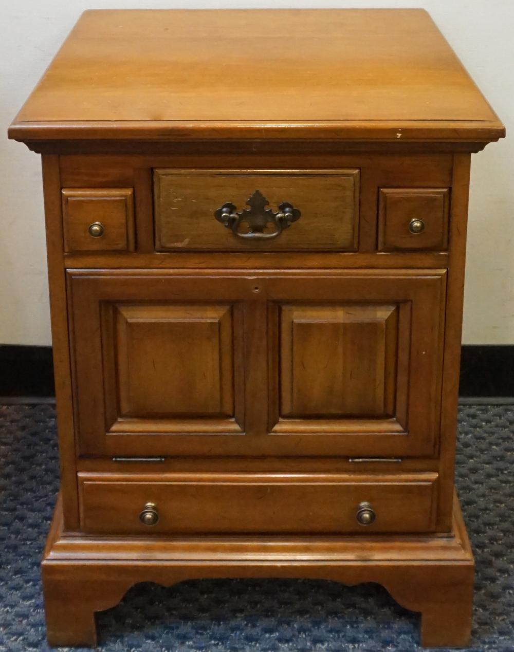 DAVIS CABINET COMPANY MAPLE SIDE CABINET,