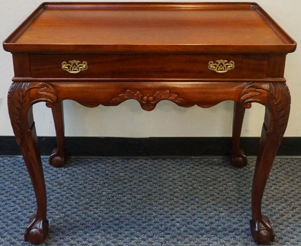 CHIPPENDALE STYLE MAHOGANY CONSOLE