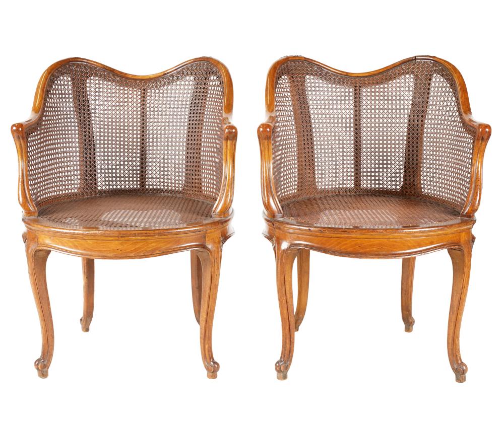 PAIR OF FRENCH PROVINCIAL CANED 32efbb