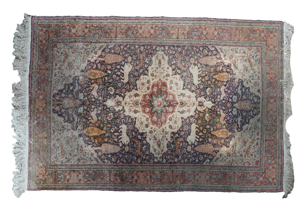 PERSIAN PICTORIAL RUGwool on cotton;