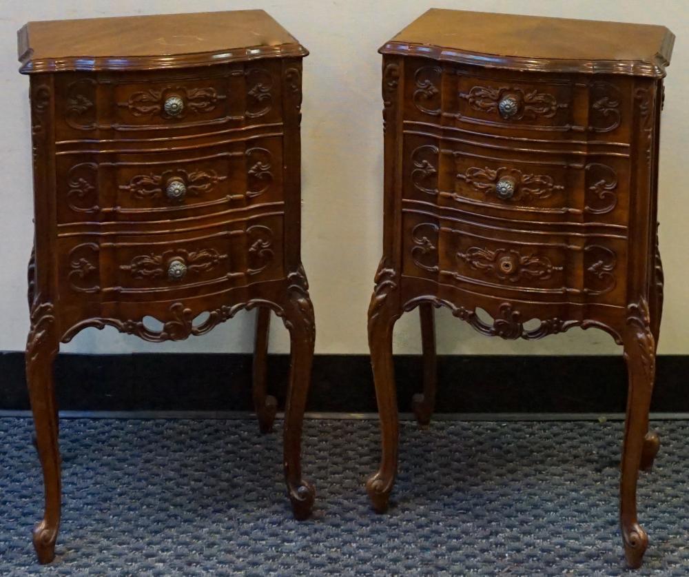 PAIR ART NOUVEAU STYLE MAHOGANY 32f09f