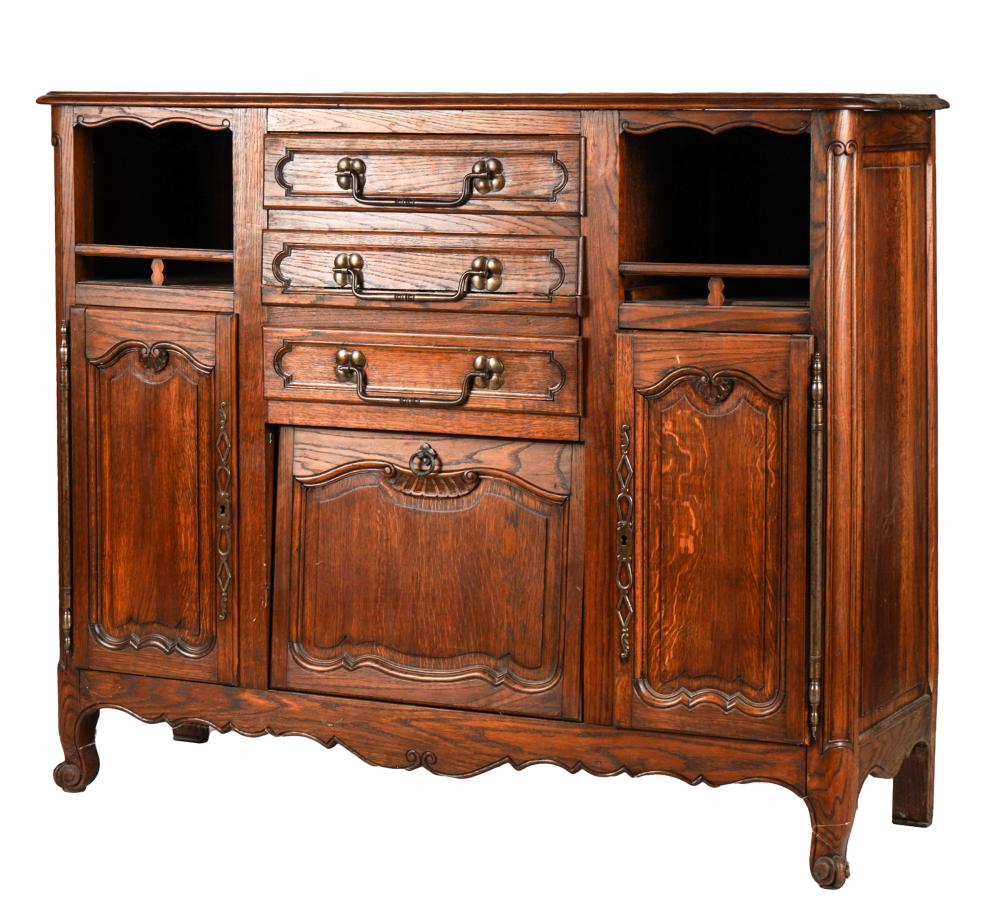 FRENCH PROVINCIAL OAK BUFFEThaving