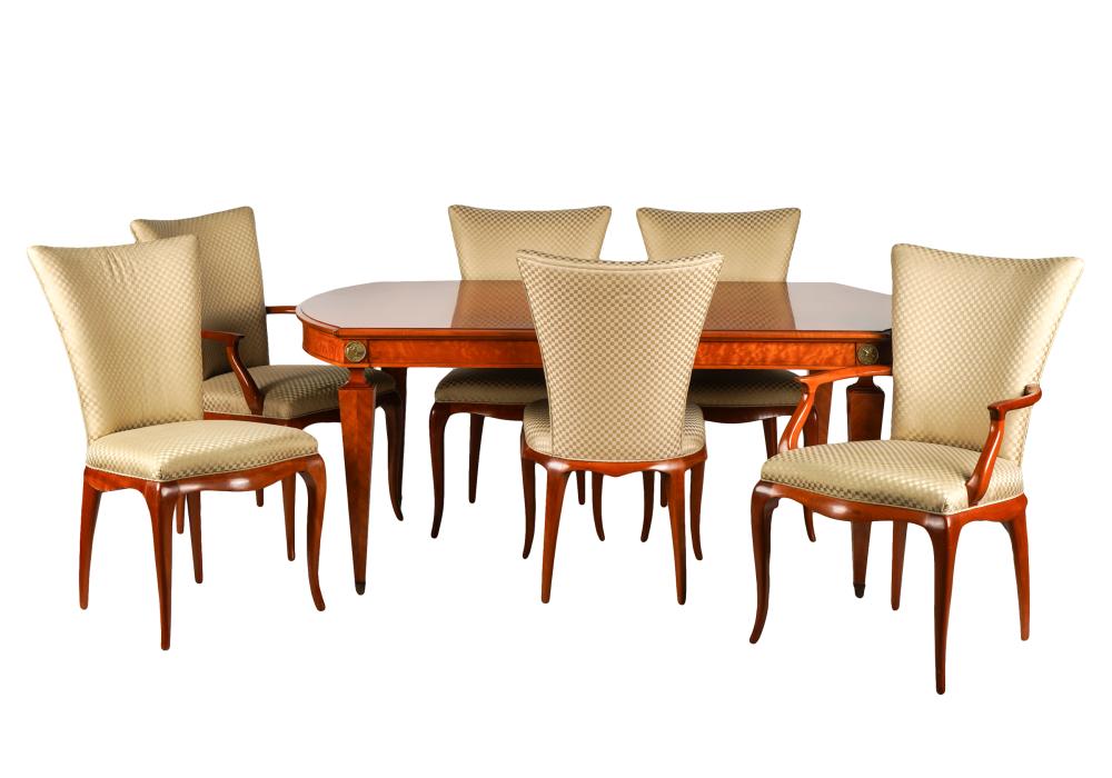 JOHN WIDDICOMB DINING SETcomprising