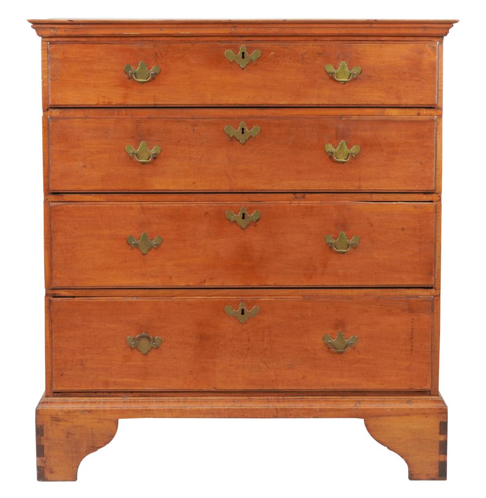 AMERICAN MAPLE CHEST OF DRAWERSlate