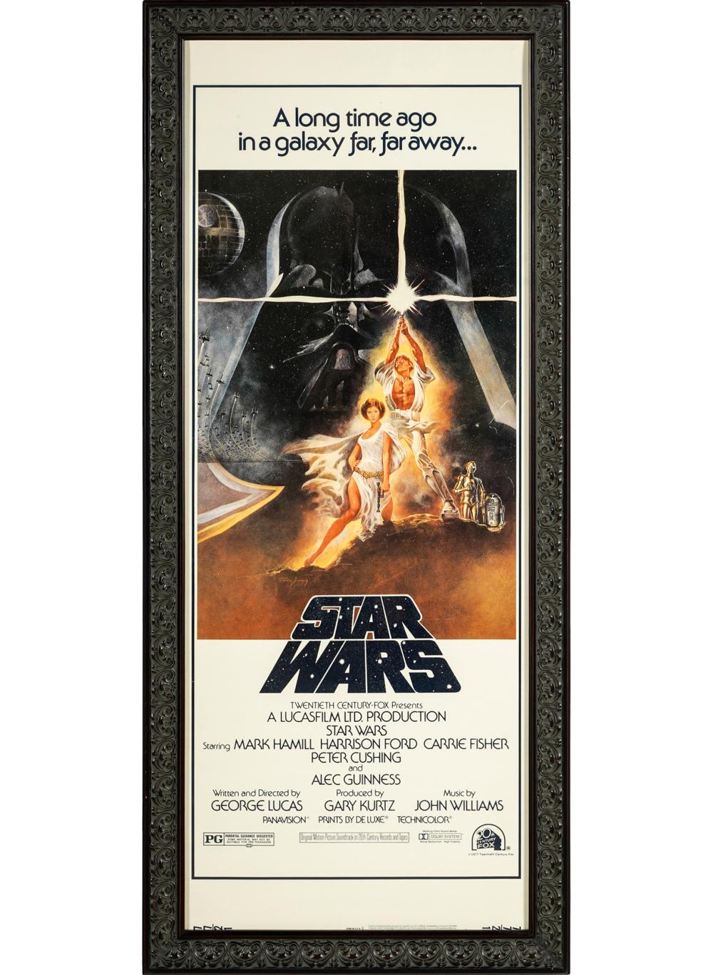 STAR WARS MOVIE POSTERglazed and 32f10f