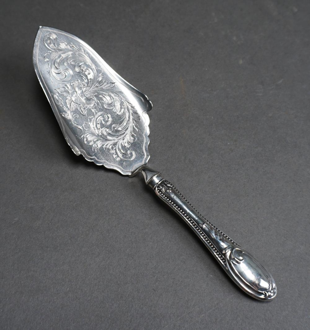 AMERICAN COIN SILVER SLICE SERVER,