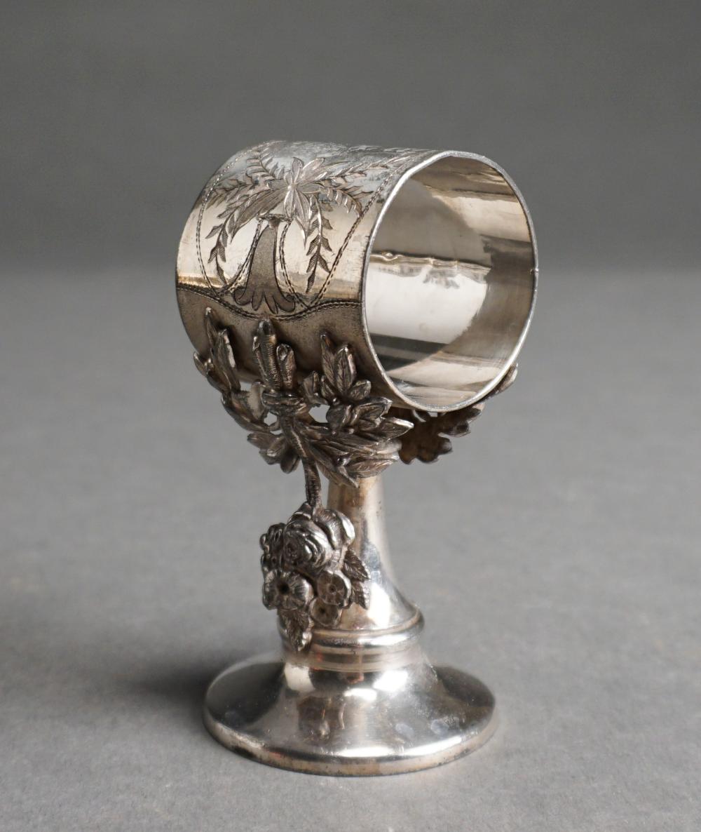 AURORA SILVERPLATE NAPKIN HOLDER