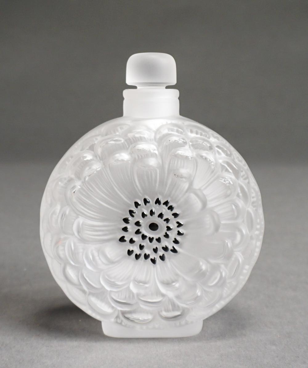 LALIQUE FROSTED CRYSTAL DAHLIA  32f1b6