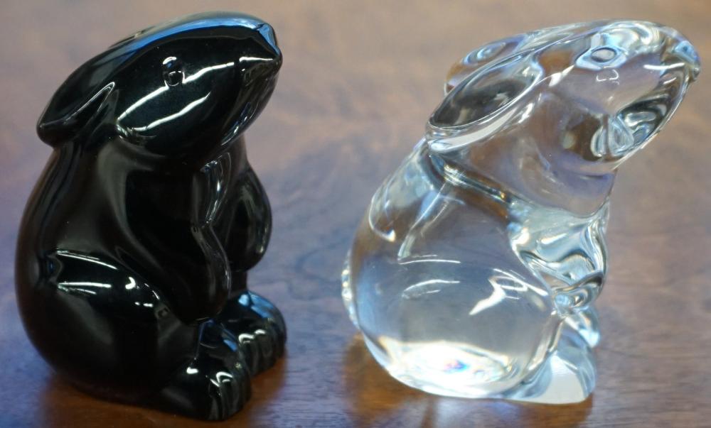 TWO BACCARAT CRYSTAL FIGURES OF 32f1d5