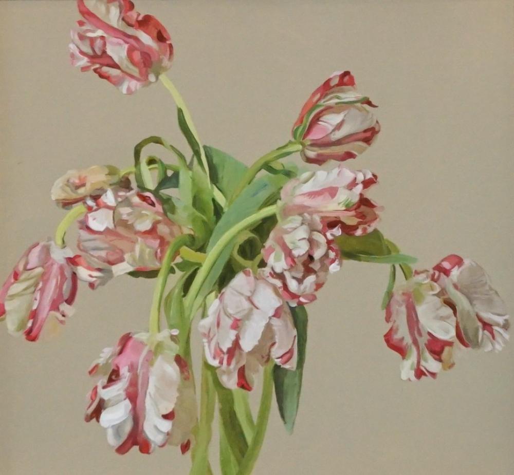 LUCY COPE (ENGLISH), PARROT TULIPS,