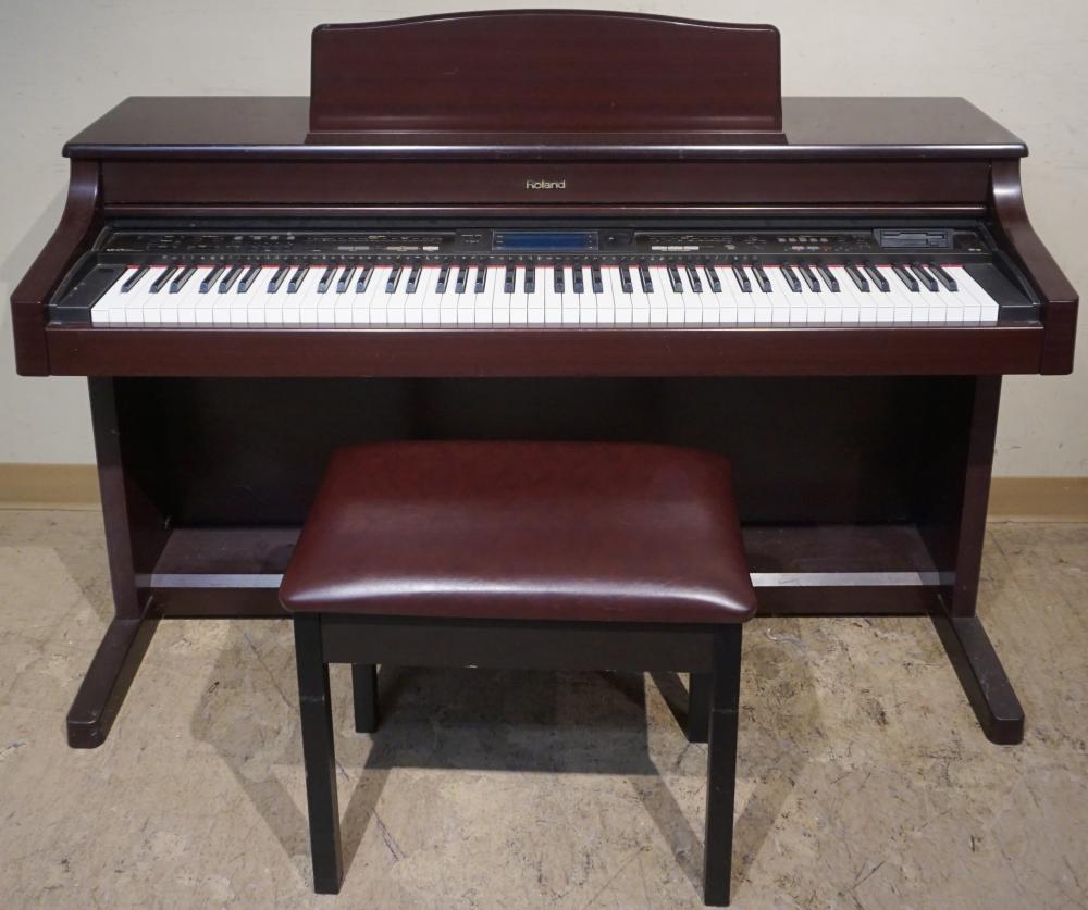 ROLAND KR-575 DIGITAL PIANO AND