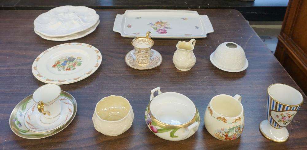 COLLECTION OF MOSTLY GERMAN PORCELAIN 32f214