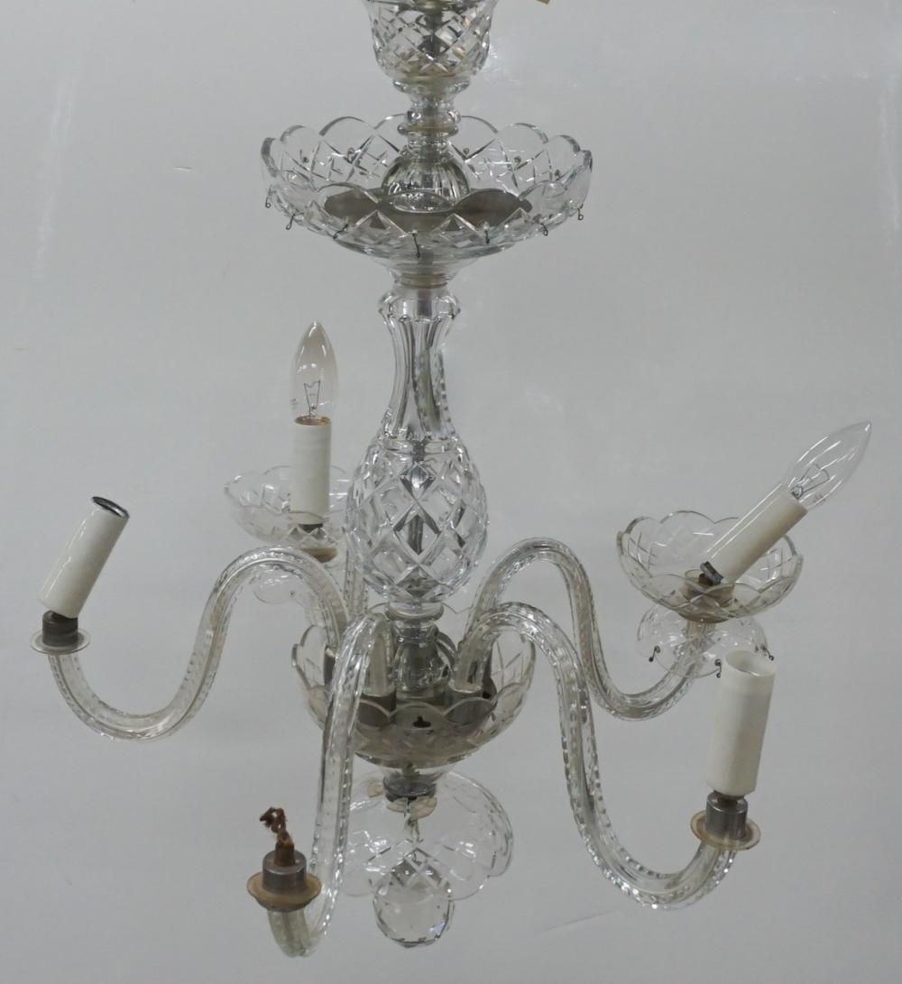 CUT CRYSTAL CHANDELIER POSSIBLY 32f239