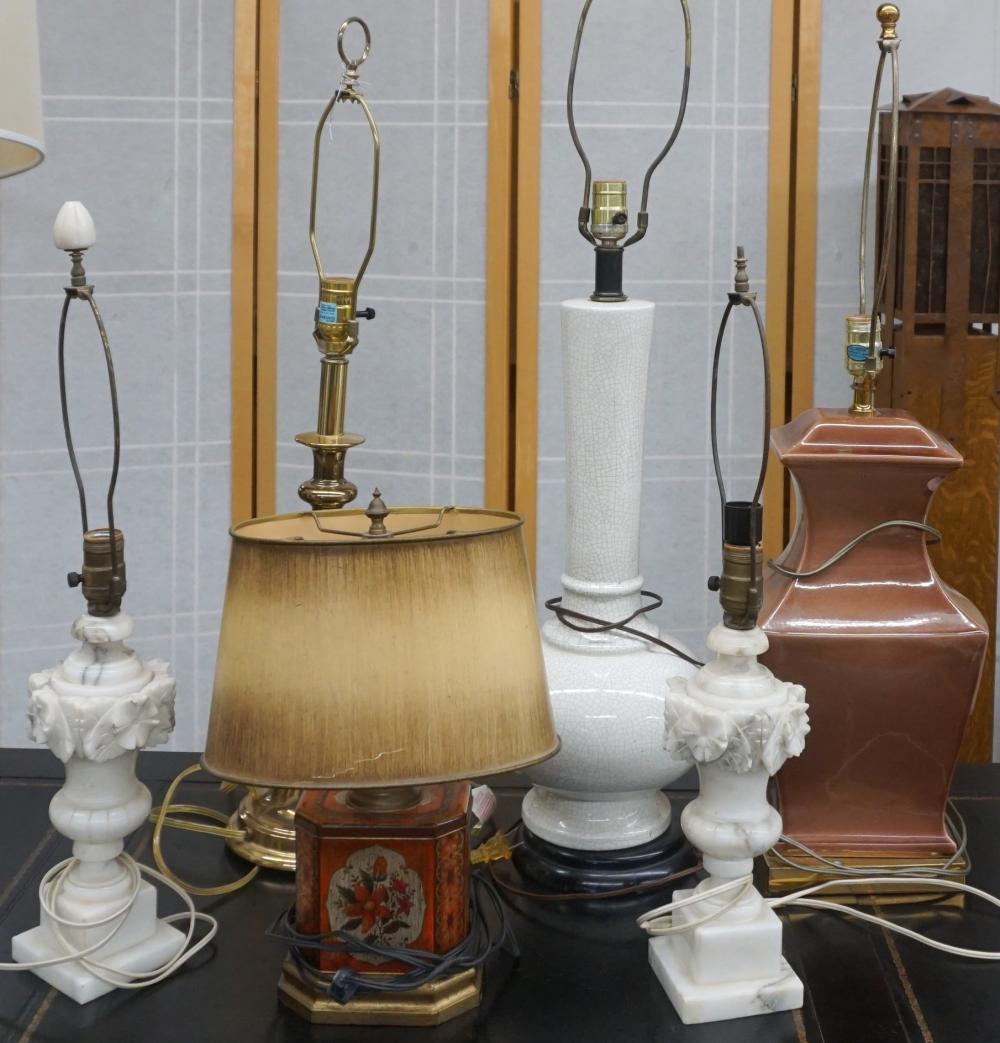 COLLECTION OF SIX ASSORTED TABLE