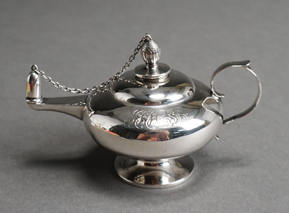 STERLING SILVER OIL LAMP BY THEODORE 32f37d