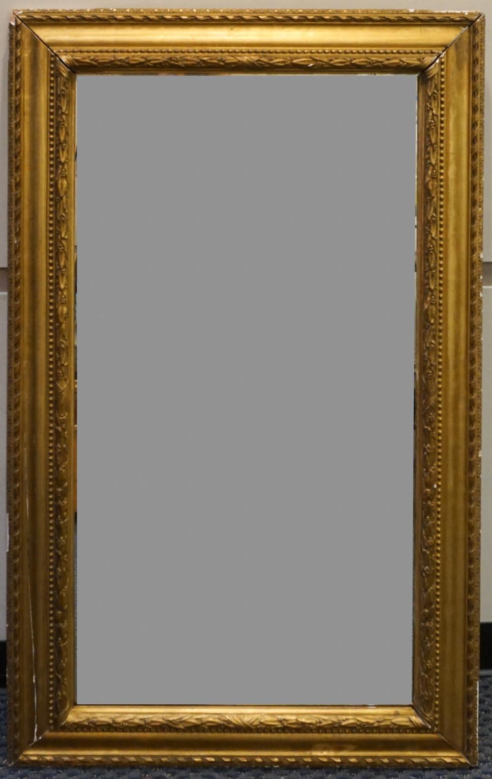 NEOCLASSICAL STYLE GILT GESSO MIRROR  32f3ec