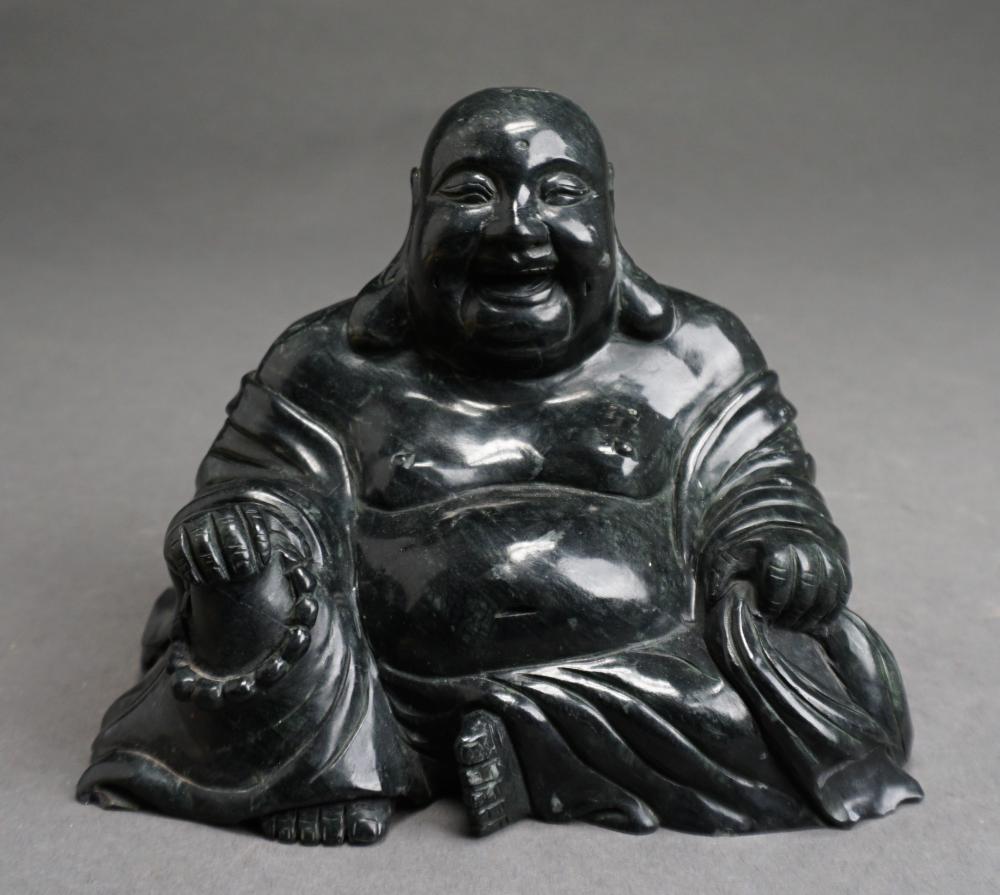 CHINESE MARBLE FIGURE OF SEATED